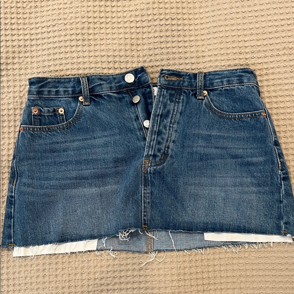 PARKE Denim Mini Skirt